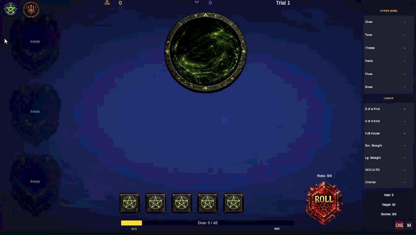 Run stats button demo