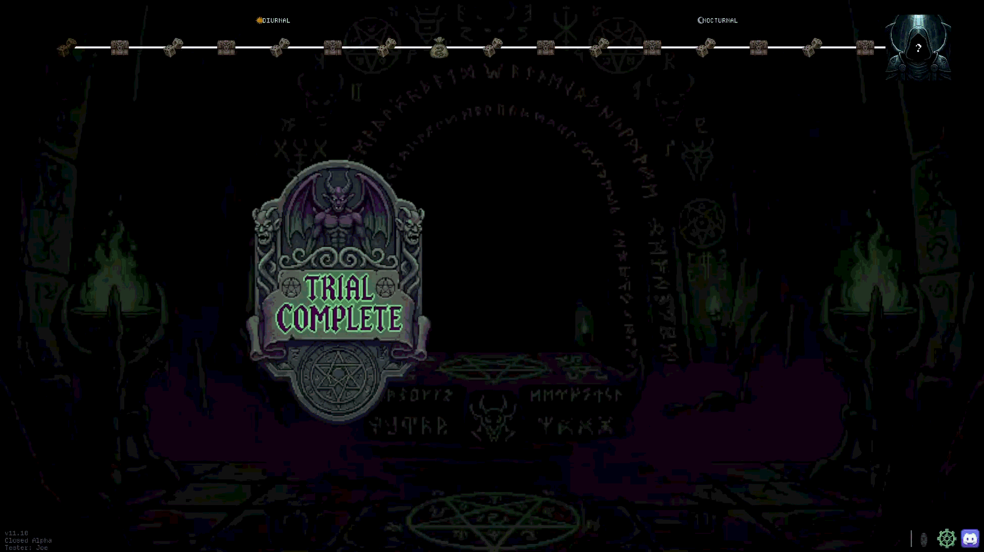 New trial complete screen
